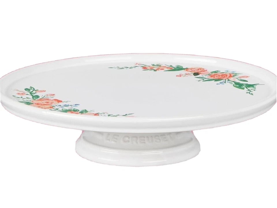 Le Creuset Soporte para Pasteles Primavera Flora Patas Aplique Gres Nuevo Foto 1 de 1