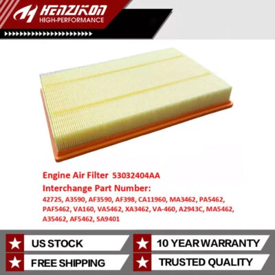 Filtro de aire motor Marvel MRA3590 (53032404AA) para Dodge Ram 1500 2002-2025 nuevo. Foto 1 de 4