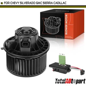 HVAC Blower Motor & Resistor Kit for Chevy Silverado Cadillac GMC Sierra Front - Picture 1 of 8