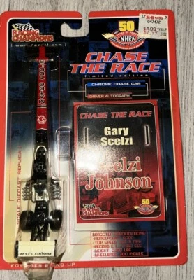 Campeones de carreras Gary Scelzi Johnson Dragster Chase the Race 1/64 Matco Top Fuel Foto 1 de 2