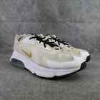 Nike Shoes Mens 12 Sneakers Athletic Air Max 200 Trainers Running Metallic Gold
