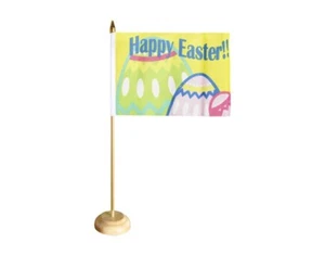 Tischflagge Happy Easter Ostern Tischfahne 15x22cm - Bild 1 von 1