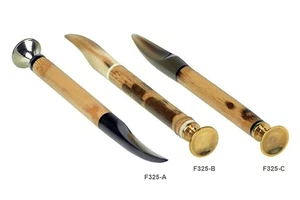 CURAPIPE PIGINO CURA DELLA PIPA IN CORNO BAMBOO E METALLO LUBINSKI F325 - Imagen 1 de 1