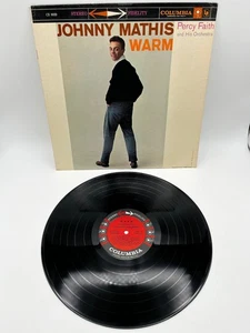 Johnny Mathis - Warm LP Record 1957 Columbia Jazz Pop Stereo 6 Eye - Picture 1 of 6
