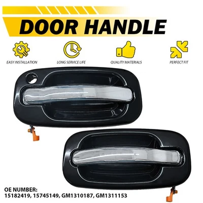 For 2000-06 GMC Yukon Yukon XL 1500 Yukon XL 2500 Exterior Door Handle Front X2 Foto 1 de 4
