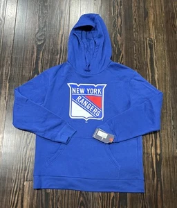 Fanatics New York Rangers Hoodie Men’s Large Blue Cotton NEW - Picture 1 of 5