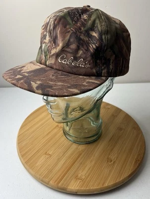 Cabela’s Vintage Camouflage Ear Flap Hat Cap Realtree 90’s USA Made Size XL - Image 1 of 4