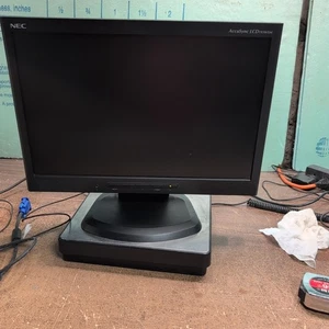NEC AccuSync LCD193WXM 19" Widescreen LCD Monitor 1440x900 VGA DVI w/ Stand - Picture 1 of 11