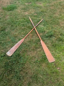 Wood Boat Oars - Picture 1 of 1