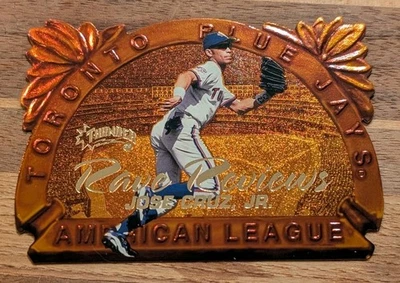 1998 Skybox Circa Thunder Jose Cruz Jr. Rave Reviews #4 NM Blue Jays Die Cut - Image 1 of 3