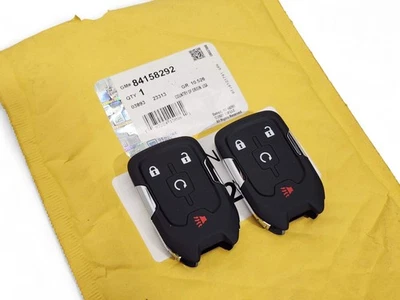 GMC Acadia 2017-2023 arranque remoto equipamiento de actualización 4 botones 2 controles remotos OEM GM Foto 1 de 3