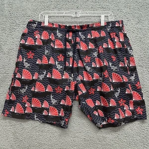 Bañador Vilebrequin Para Hombre XXL Azul Rojo Estampado Pez Forrado Bolsillos Cordón - Imagen 1 de 14