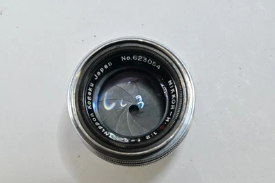 Lente Nikon Nippon Kogaku Nikkor H 50 mm 5 cm f/2 montaje S como está Foto 1 de 4