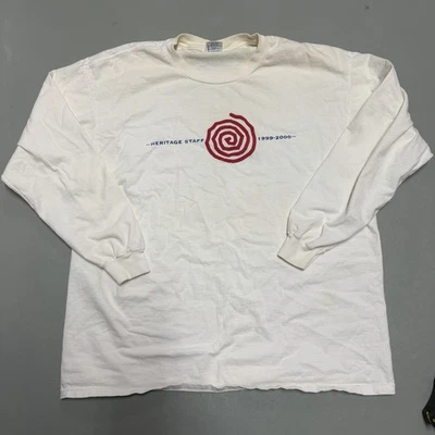 Camisa De Colección 1999 Heritage Staff Manga Larga Blanca Delta Pro Pesas Talla XL Foto 1 de 4