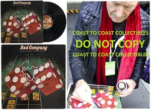 Simon Kirke Signed Bad Company Straight Shooter Album COA Proof Autograph Vinyl - Picture 1 of 5