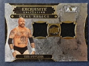 2024 AEW Black Diamond The Butcher Exquisite Collection DUAL RELICS /35   #87723 - Picture 1 of 2