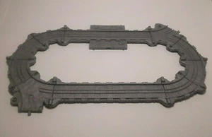MATTEL 2010 GULLANE THOMAS TRAIN TRACK T9042 OVAL FOLDUP GRAY PLASTIC - Picture 1 of 4