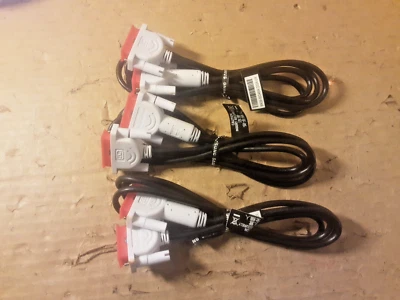 3x Samsung BN39-00246W DVI-D Male to DVI-D Male Monitor Display Video Cable 5Ft - Image 1 of 4