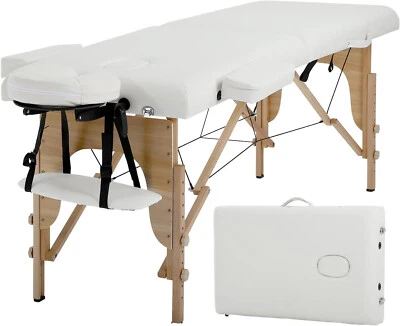 Mesa de masaje cama de masaje cama de spa altura ajustable cama de salón 73 pulgadas portátil Foto 1 de 4