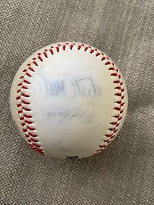 DCC: Early 1980's Syracuse Chiefs autographed baseball Dave Stieb Garth Iorg ++