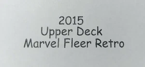 2015 UD Marvel Fleer Retro Base Juggernaut 018 (no unn) - Picture 1 of 3