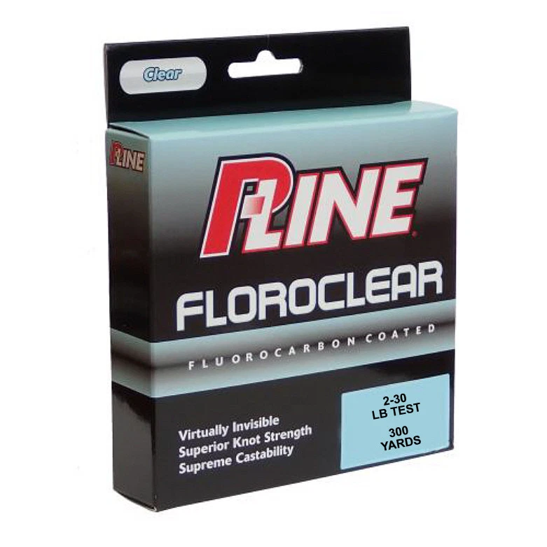 P-Line Floroclear Clear Fishing Line 260-300 Yards Bass & Trout Fishing Lure - Image 1 of 1