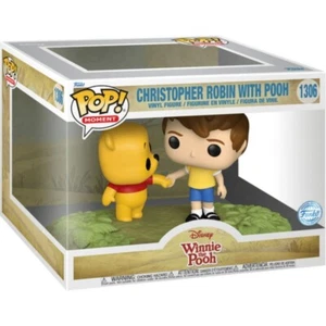 Funko Pop Moment Christopher Robin With Pooh #1306 2022 Hot Topic Expo Exclusive - Picture 1 of 1