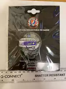 GRATEFUL DEAD SPACE YOUR FACE SEHR HOCHWERTIGES METALLABZEICHEN OFFIZIELL LIZENZIERT - Bild 1 von 7