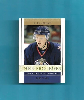 02-03 UD Classic Portraits PROTEGE RC # 113 ALES HEMSKY /1500 EXCEPTIONAL! OILER - Image 1 of 2