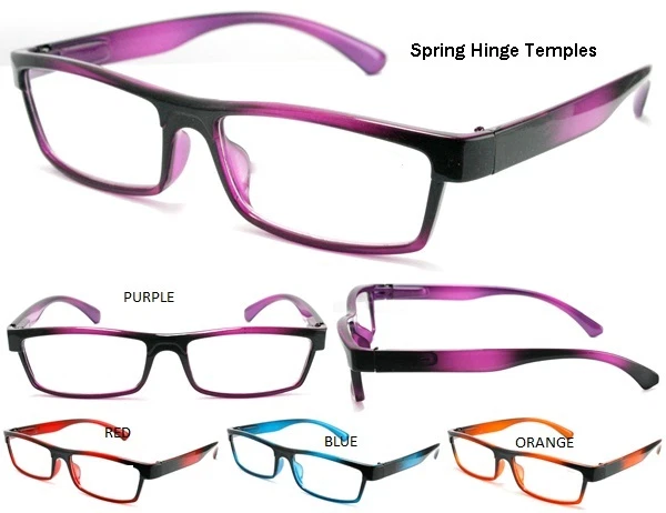 LECTOR UNISEX GEORGIO CAPONI LOOK METÁLICO con Bisagra de Primavera (MLUR) Foto 1 de 1