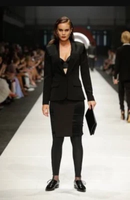 Jean Paul Gaultier x Target tux skirt black AU10 bnwt aline skirt melbourne 3000 - Image 1 of 4