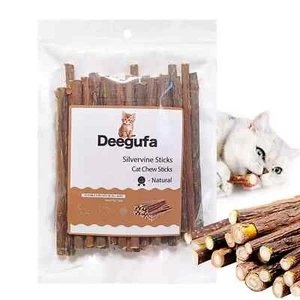 Natürliche Bio Katzenminze Sticks Silverine Matatabi Kausticks für Katze, 35 Stück - Bild 1 von 7