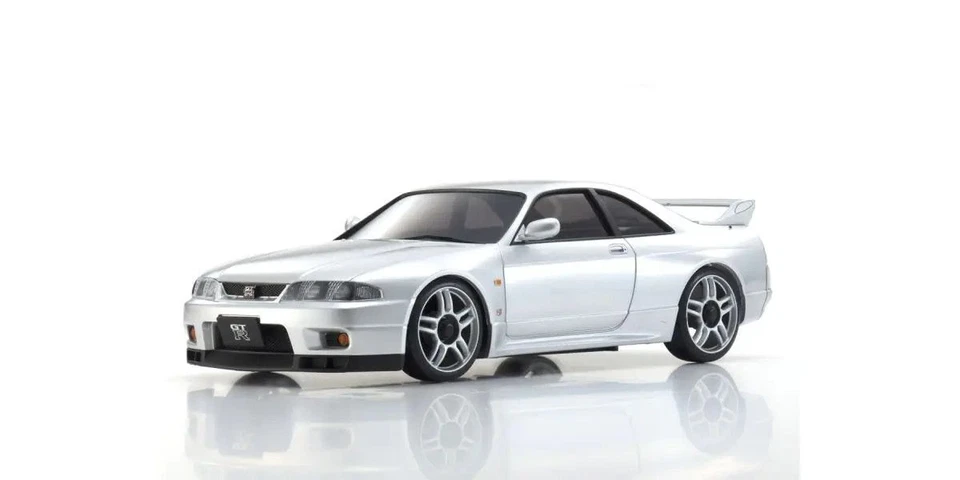 Kyosho Silver Nissan Skyline GT-R V.spec R33 Mini-Z Autoscale Body MZP468S - Image 1 of 1