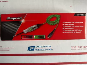 Snap-on Circuit Tester. 12 Volt DC Digital Display. Green - Bild 1 von 10