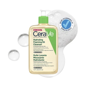 CeraVe Hydrating Foaming Oil Cleanser with Squalane 473 mL - Picture 1 of 8