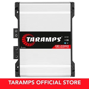 Amplificador Taramps HD 2000 1 Ohm 1 Canal 2000W RMS MAX Gama Completa Audio Coche - Imagen 1 de 7