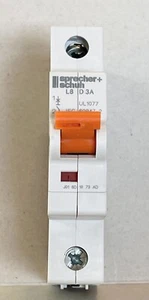 Sprecher Schuh L8-3/1/D 3 Amp Circuit Breaker 1 Pole - Picture 1 of 6