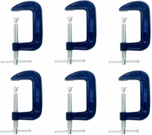 Morsetto C Confezione 6 Taytools 5 Pollici Telaio Acciaio Malleabile Power Coated Acme Filetti - Foto 1 di 5