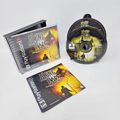 Alone in the Dark: The New Nightmare (Sony PlayStation 1) CIB Complete - TESTED - Image 1 of 4