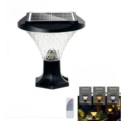 ROBERTAGOR DRIWEI FARO LED SOLARE DA ESTERNO 90W LAMPADA GIARDINO CON TELECOMANDO LUCE 3 COLORI