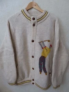 Vintage Ted Lapidus Boutique Haute Couture Paris schwere Wolle Golf Pullover-Italien - Bild 1 von 9