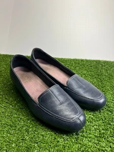 Mocasines Clarks para mujer talla 9,5 M azul marino todos los días activos confort al aire zapatos sin cordones - Imagen 1 de 15