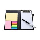 for Creative Sticky Notes Notepad Stationery Leather Diary Notebook with Pen