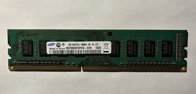 Samsung  DDR3-1333 PC3-10600U-09-10-ZZZ 1GB  RAM M378B2873FHS-CH9 - Image 1 of 2