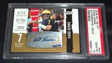 #/250 PSA 10 Rc Chad Henne Auto 2008 Sage Sa-Ge Hit GOLD Rookie Signed Autograph
