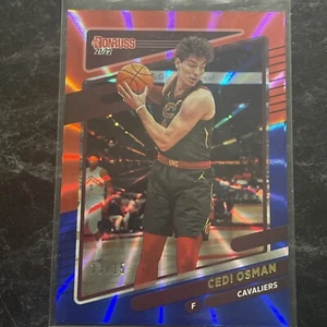 2021-22 Donruss Red/blue Holo Laser/15 Cedi Osman - Picture 1 of 4