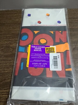 NEW Party Express Looney Tunes Birthday Paper Table Cover 54x89"1/4 - Image 1 of 4