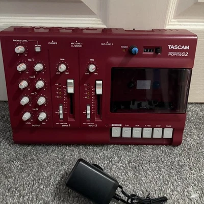 TASCAM Portastudio porta 02 4 Track Cassette Recorder [w Custom Pitch Control] - Image 1 of 4