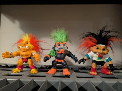 Vintage Battle Trolls 1992 Lot Of 3 - Image 1 of 4