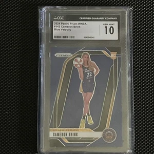 2024 Panini Prizm WNBA Cameron Brink Blue Velocity RC Rookie #143 CGC 10 - Bild 1 von 2